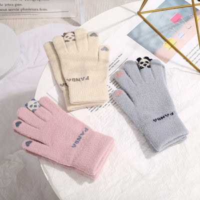 Guantes de Invierno para Mujer con Pantalla Táctil - Lana Sintética Gruesa y Calidez - Image 3
