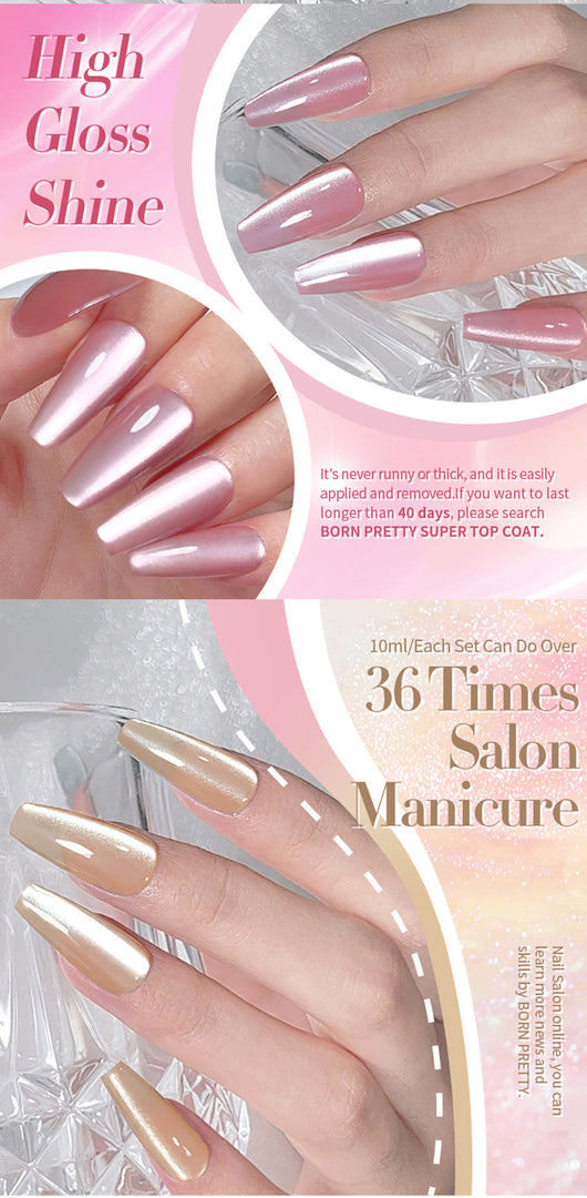 Esmalte de Uñas Gel Ojo de Gato Blanco Porcelana - Efecto Luz Lunar - Image 16