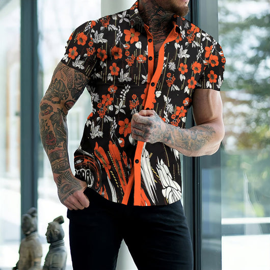Camisa de Playa Estampada para Hombre - Image 2
