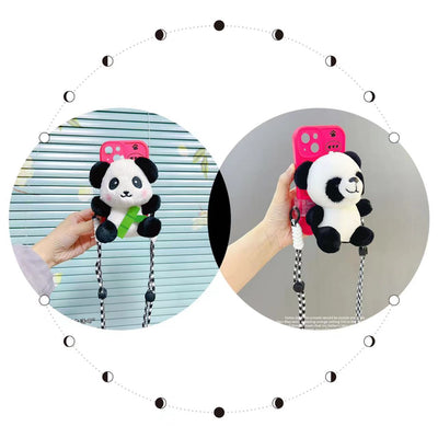 Correa de Teléfono Peluche con Soporte - Lanyard Móvil Versátil - Image 14