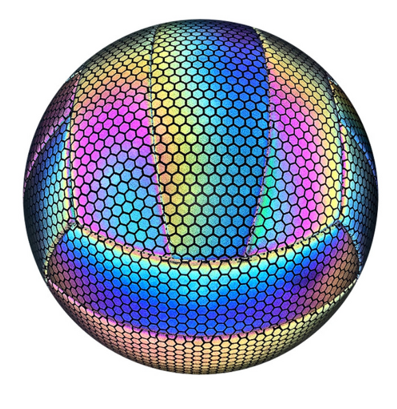 Balón de Voleibol Reflectante de Cuero Suave para Exámenes de Ingreso a Secundaria