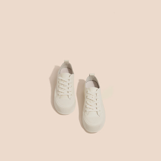 Tenis Blancos de Cuero Casual