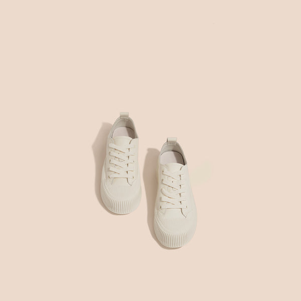Tenis Blancos de Cuero Casual