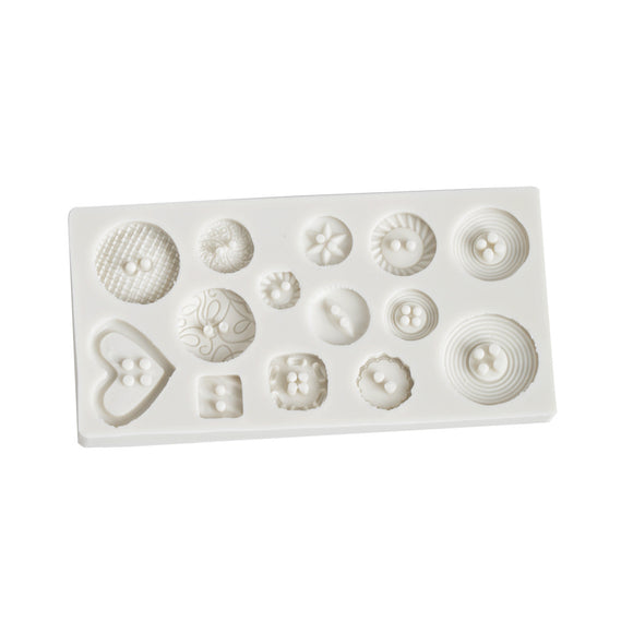 Molde de Silicona para Tortas Fondant Pace Button Dry