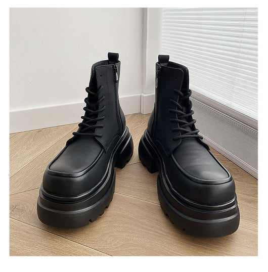 Botas Martin de Plataforma con Aumento de 7CM - Estilo Casual Elevado - Image 19