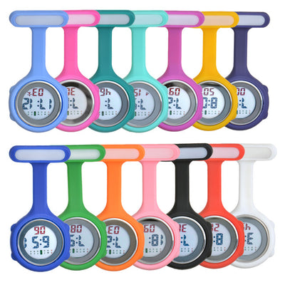 Reloj Digital Multifuncional para Enfermeras con Cronómetro de Silicona - Image 2
