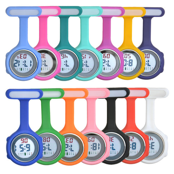Reloj Digital Multifuncional para Enfermeras con Cronómetro de Silicona