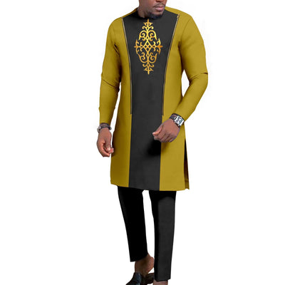 Conjunto de Dos Piezas de Algodón Bronceado para Hombre - Image 10