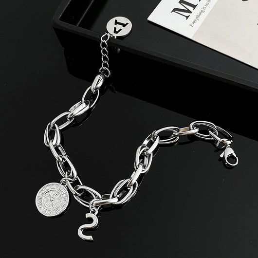 Pulsera Retro de Acero Titanio para Mujer - Estilo Vintage Moderno - Image 8
