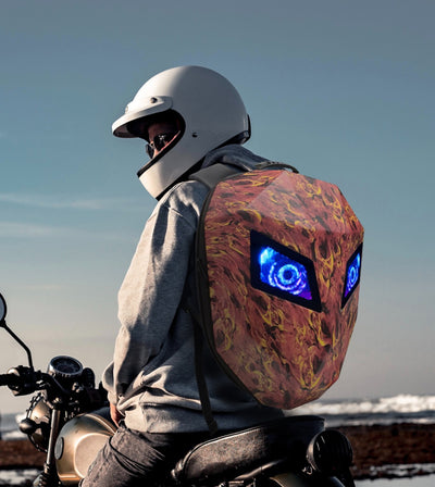 Casco Moto LED Personalizable Impermeable con Patrón Luminoso - Image 22