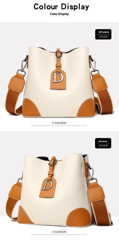Bolso de Cuero Retro Estilo Bucket - Bandolera Suave y Versátil - Image 19