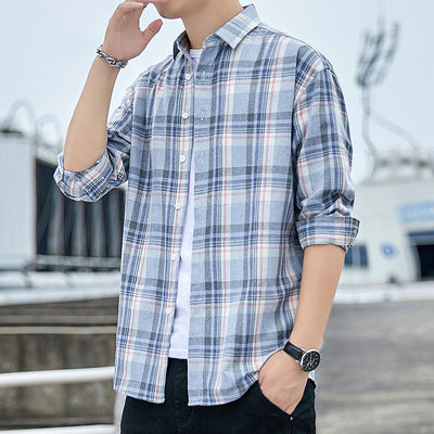 Camisa Casual de Algodón Transpirable Ultraligera para Hombre - Image 3
