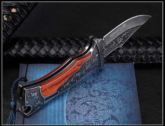 Cuchillo Plegable de Supervivencia para Aventuras al Aire Libre - Image 6