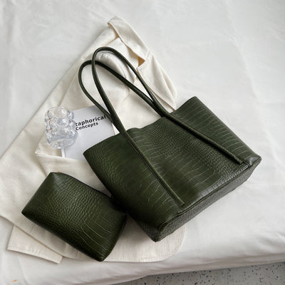Bolso Tote Estilo Western de Cuero Suave con Textura Avanzada - Gran Capacidad - Image 6