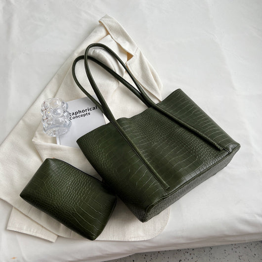 Bolso Tote Estilo Western de Cuero Suave con Textura Avanzada - Gran Capacidad - Image 6