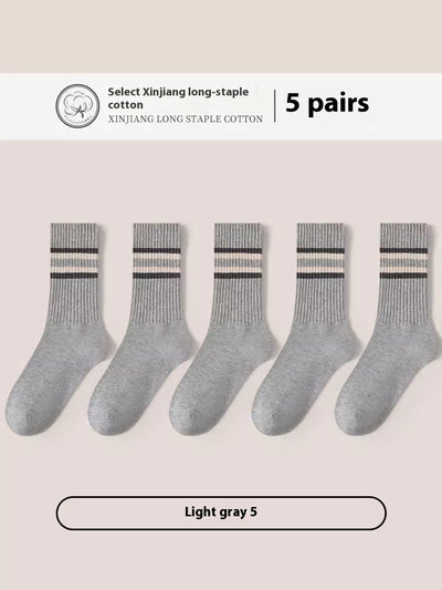 Calcetines Deportivos de Algodón Puro para Hombre - Talla Grande, Transpirables y Cómodos - Image 13