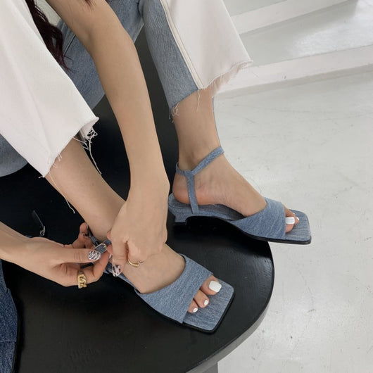 Sandalias de Tacón Alto con Hebilla para Verano - Image 8