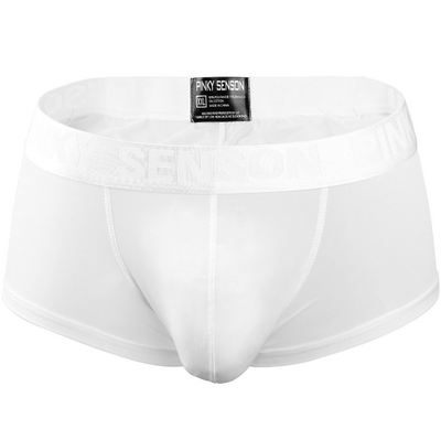 Bóxer Hombre Tela Seda Hielo Cintura Baja Banda Elástica Ancha - Image 11