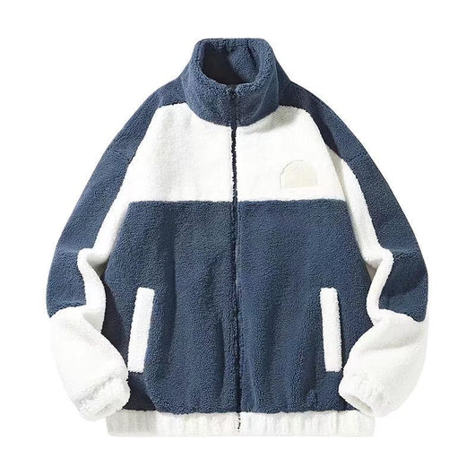Chaqueta de Lana Cordero Coreana con Cuello Alzado - Image 6