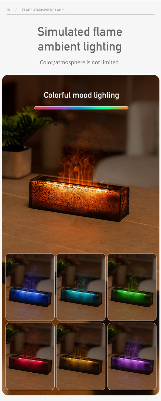 Difusor de Aroma con Llama Colorida y Humidificador de Ambiente - Image 20