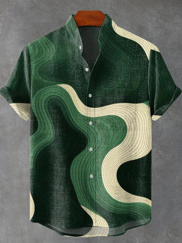 Playera Casual Digital 3D de Manga Corta para Hombre - Image 5