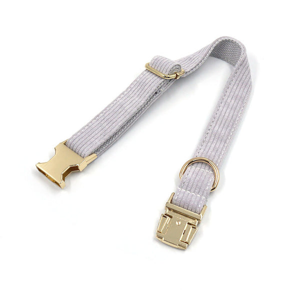 Collar de Pana Personalizable para Perros con Letras DIY