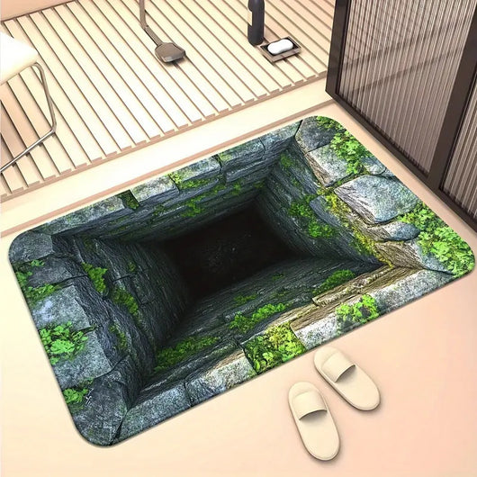 Tapete de Baño 3D Antideslizante Absorbente con Efecto Visual - Image 32