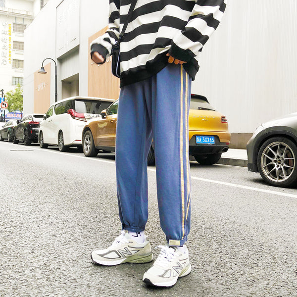 Pantalones Casuales Gruesos de Terciopelo Plus Hombre Estilo Coreano Tendencia