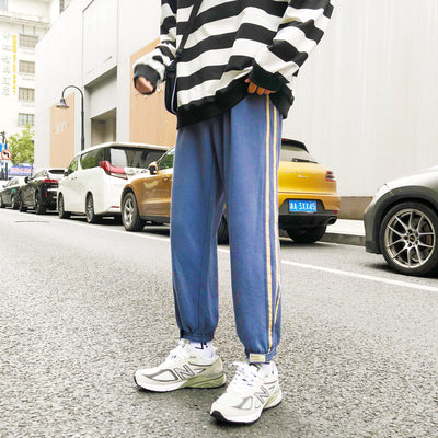 Pantalones Casuales Gruesos de Terciopelo Plus Hombre Estilo Coreano Tendencia