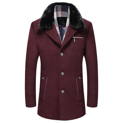 Abrigo de Lana Acolchado para Hombre - Otoño e Invierno - Image 6