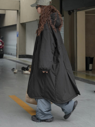 Abrigo Acolchado Coreano Holgado con Capucha - Algodón Invierno - Image 30