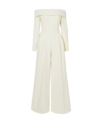 Jumpsuit Elegante Hombro Descubierto con Cuello - Cintura Alta Efecto Adelgazante - Image 12