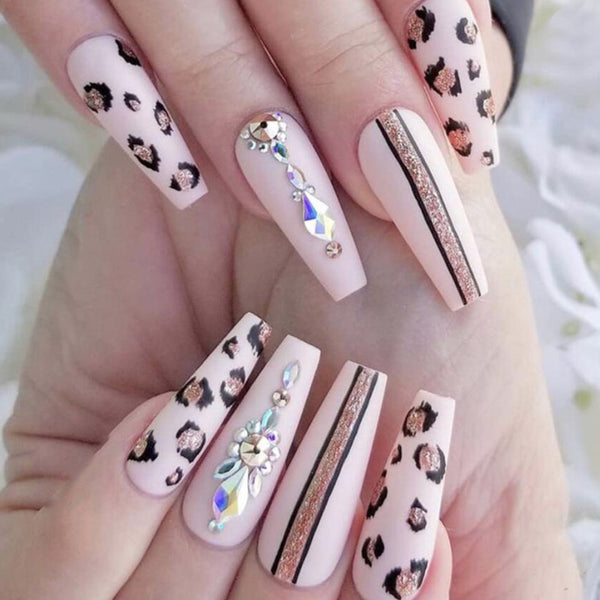 Malla Ballerina Estampado Leopardo de Largo Uso
