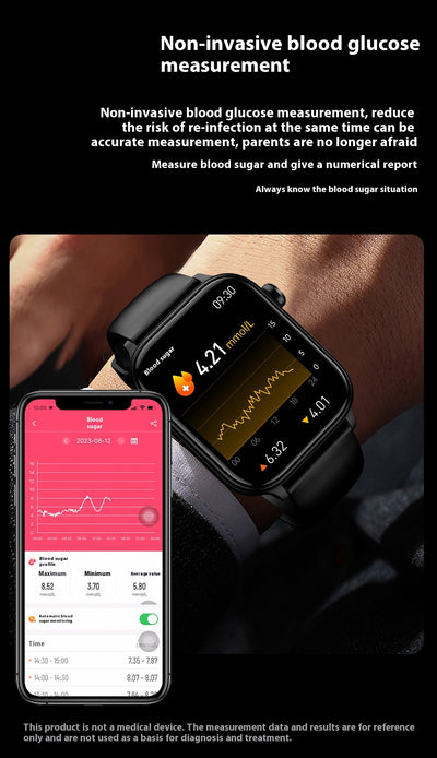 Reloj Inteligente ET570 con Llamadas Bluetooth, ECG y Medidor de Glucosa - Image 18