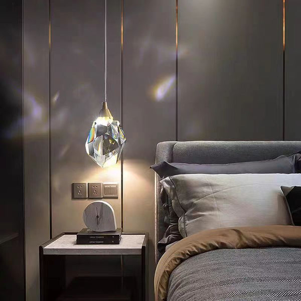 Lámpara de Cristal Minimalista para Dormitorio y Pasillos