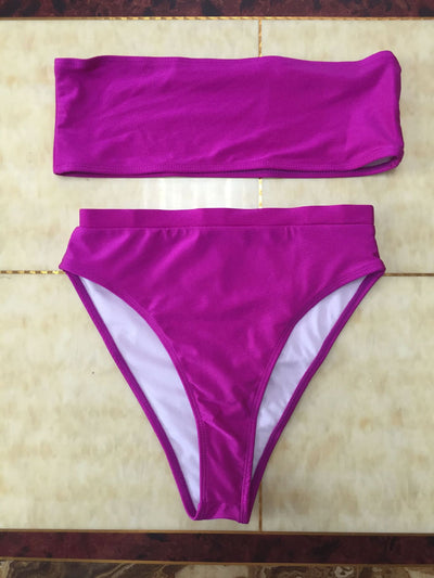 Bikini Tubo Dos Piezas con Escote Envolvente - Image 16
