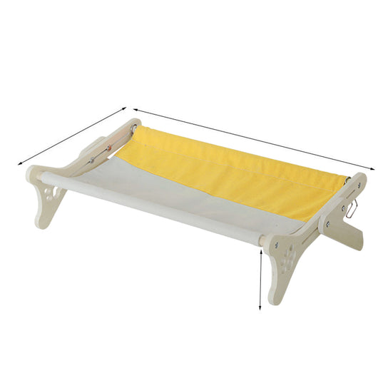 Cama Colgante de Madera Maciza para Gatos - Reposa Ventanal - Image 5