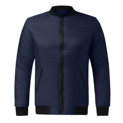 Chaqueta Acolchada de Cuello Alto en Algodón - Estilo Universitario - Image 9