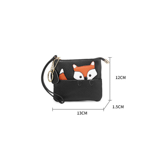 Billetera Compacta de Cuero con Cierre - Diseño Minimalista para Mujer - Image 8