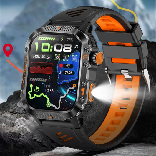 Reloj Deportivo Inteligente GPS BeiDou con Llamadas Bluetooth y Monitor Cardíaco