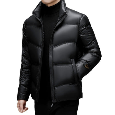 Abrigo Acolchado para Hombre Invierno - Chaqueta Térmica con Cuello Alto - Image 25