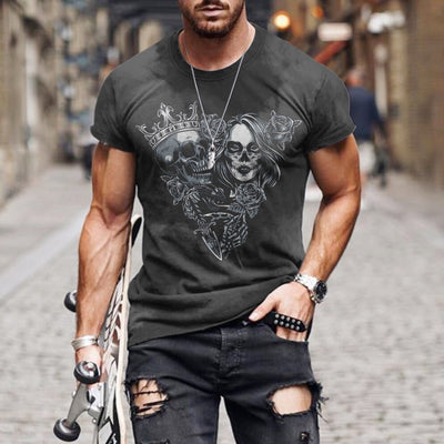 Playera Deportiva Personalizada 3D para Hombre - Cuello Redondo Verano - Image 19