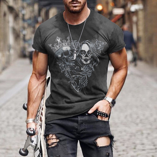 Playera Deportiva Personalizada 3D para Hombre - Cuello Redondo Verano - Image 19