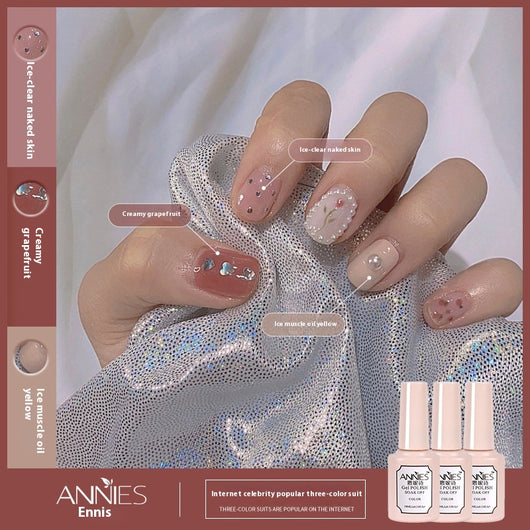 Set de Esmalte de Gel Nude Hielo Tricolor 2024 - Colección Jelly - Image 24