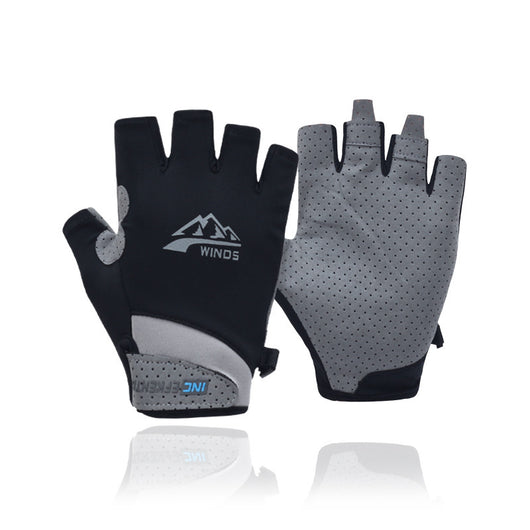 Guantes de Ciclismo Deportivos Medio Dedo Pantalla Táctil Transpirables con Protección Solar - Image 3