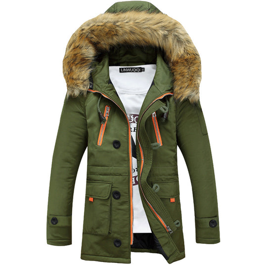 Chaqueta Acolchada Térmica para Hombre - Diseño Slim con Capucha - Image 7