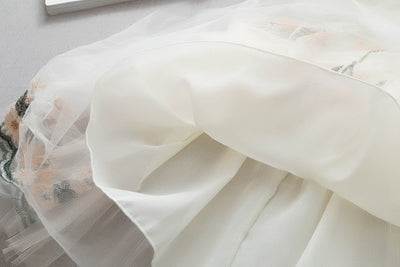 Vestido Infantil de Algodón con Bordado y Tirantes - Image 13