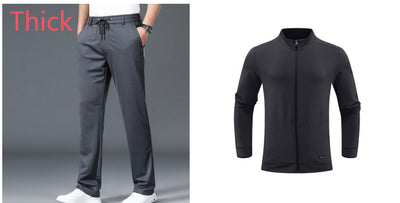 Chaqueta Deportiva Impermeable para Hombre con Cuello de Pie y Tela Elástica - Image 12