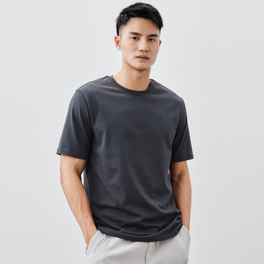 Playera Básica de Algodón Pesado para Hombre - Cuello Redondo Clásico - Image 13