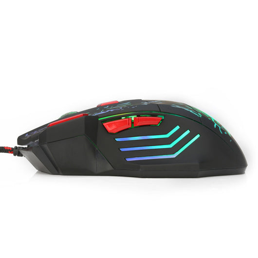 Ratón Gaming Luminoso con Efecto Agua Fractal - Conexión Alámbrica - Image 12